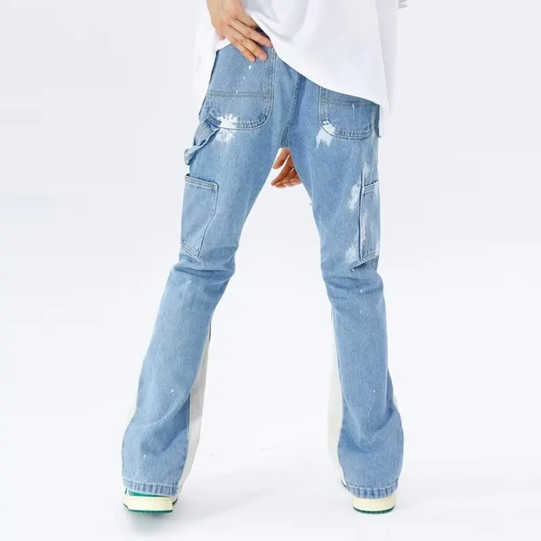 Leo – Baggy Flared Jeans